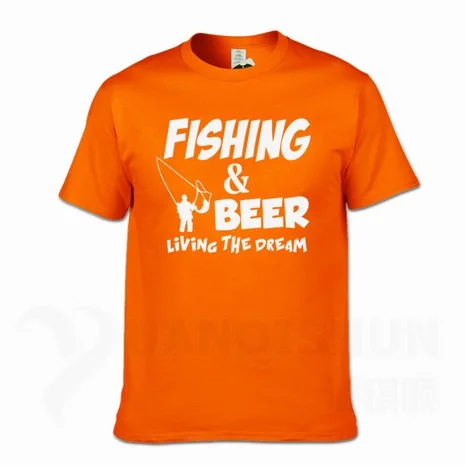 Футболка с надписью «Fishings» и надписью «Fishinger Beer Fish Live The Dream», футболка с надписью «Sporter Flying Fresh Fun Gift», футболки