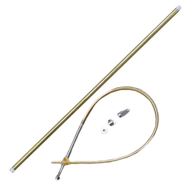 Best RC Boat 4mm CW CCW Flex Cable Flexible Shaft 350 400mm Prop Nut Drive Dog