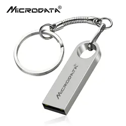 Microdata абсолютно новое поступление металлический USB флешка Флешка 128 Гб 64 ГБ 32 ГБ 16 ГБ 8 ГБ 4 ГБ флеш-накопитель