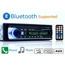 Bluetooth Autoradio Car Stereo Radio FM Aux del Ricevitore di Ingresso SD USB JSD-520 12 V In-dash 1 Din Car MP3 Multimedia Player Auto Radio