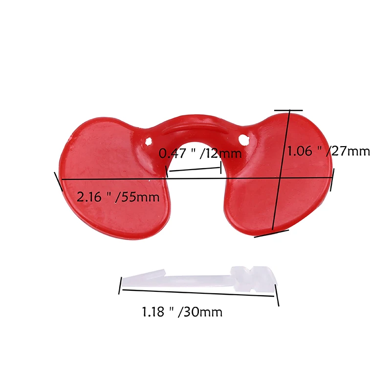 WHISM 20шт куриный клюв застежки фермерские куриные очки цыпленок фазана рот петух очки кольцо анти-клевки мигающие инструменты