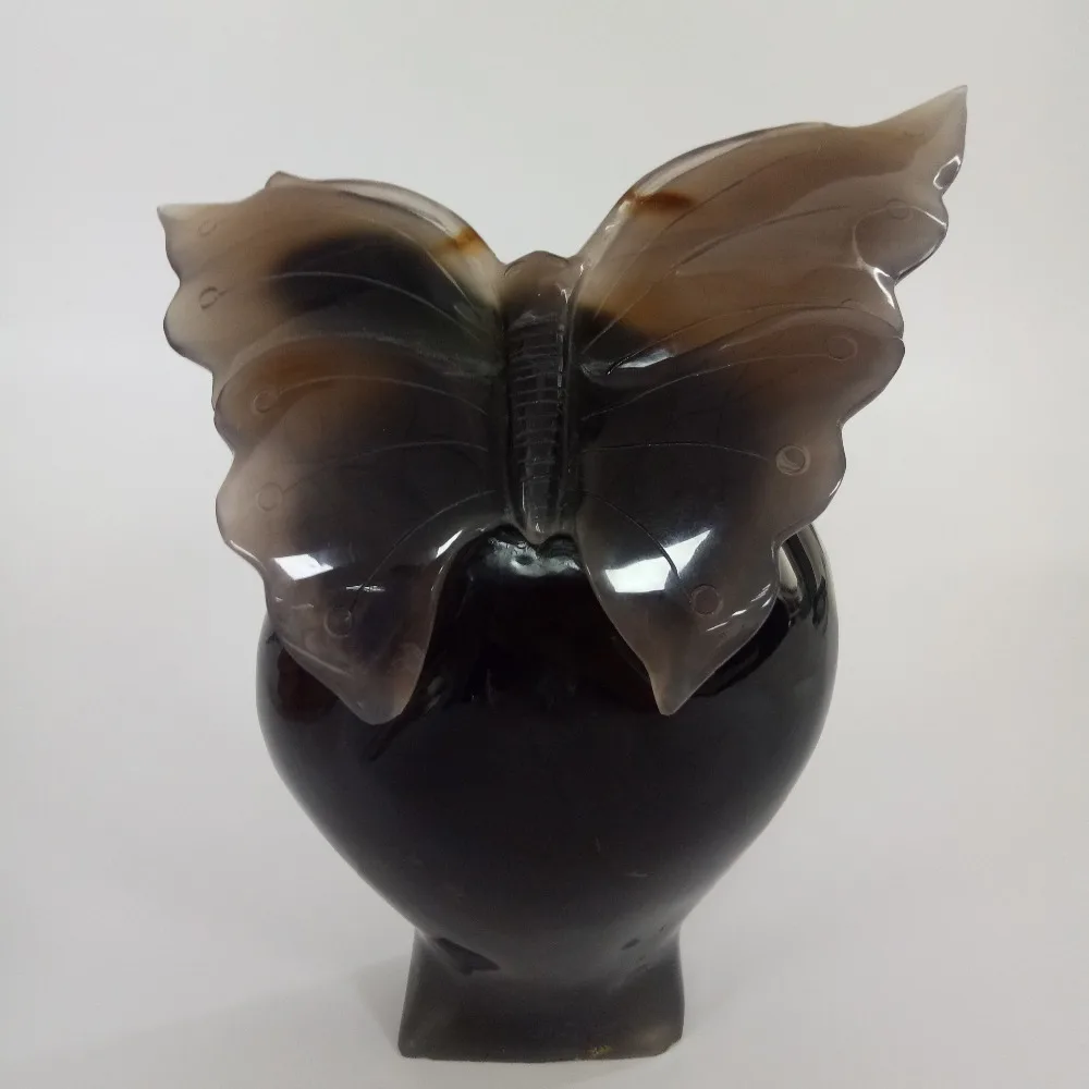 Натуральный кристаллический Агат Geode Butterful Status Cluster ручной полированный Genstone для подарка Deco FYY