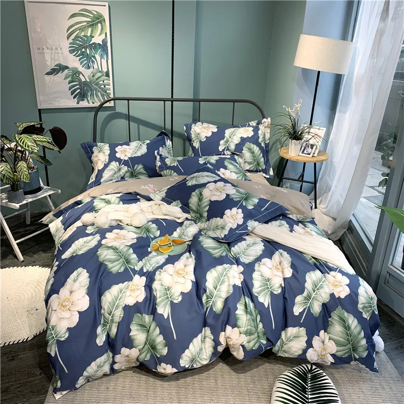Buy Home Textile green leaf Bedding Sets adults