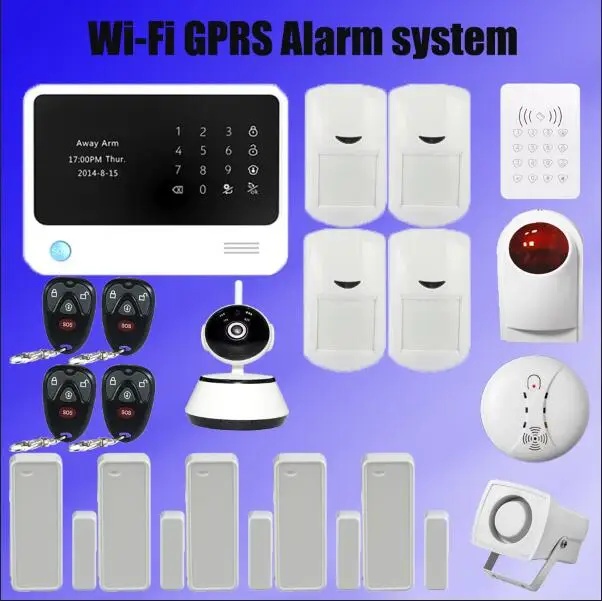 Система сигнализации G90B plus с поддержкой Wi-Fi и GSM IP-камеры управлением через