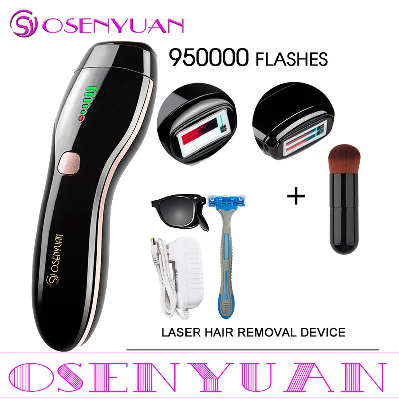 

950000 flash professional permanent IPL epilator laser hair removal electric photo women painless threading hair remover machine