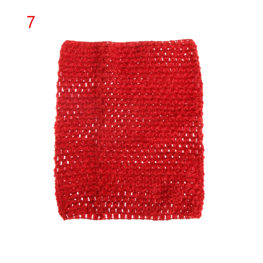 Multicolor 20*23cm Fabric Girl Skirt Sewing Accessories Baby Headband Tulle Spool Tutu Crochet Chest Wrap Tube Apparel Supplies - Цвет: 7