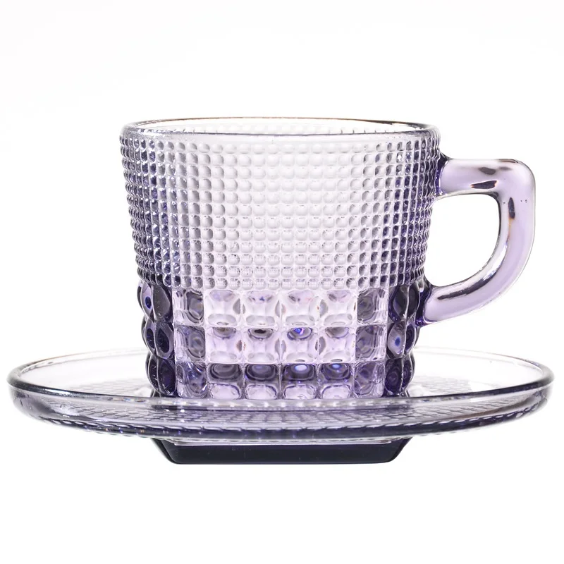Цвет стекла европейский стиль кофейная чашка домашний костюм, простая лента высокого качества кружка чашка - Цвет: 3