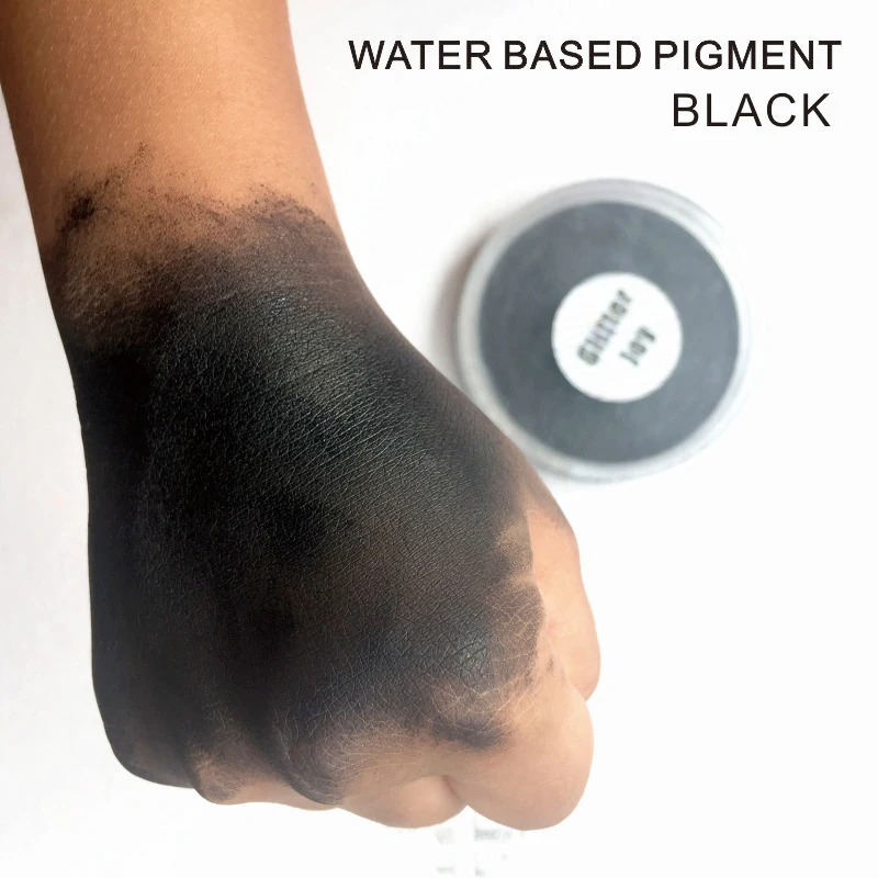 

FPB 30g/pc Water Based Pure Black Face Body Paint Pigment in Halloween Party Fancy Dress Beauty Makeup Tool