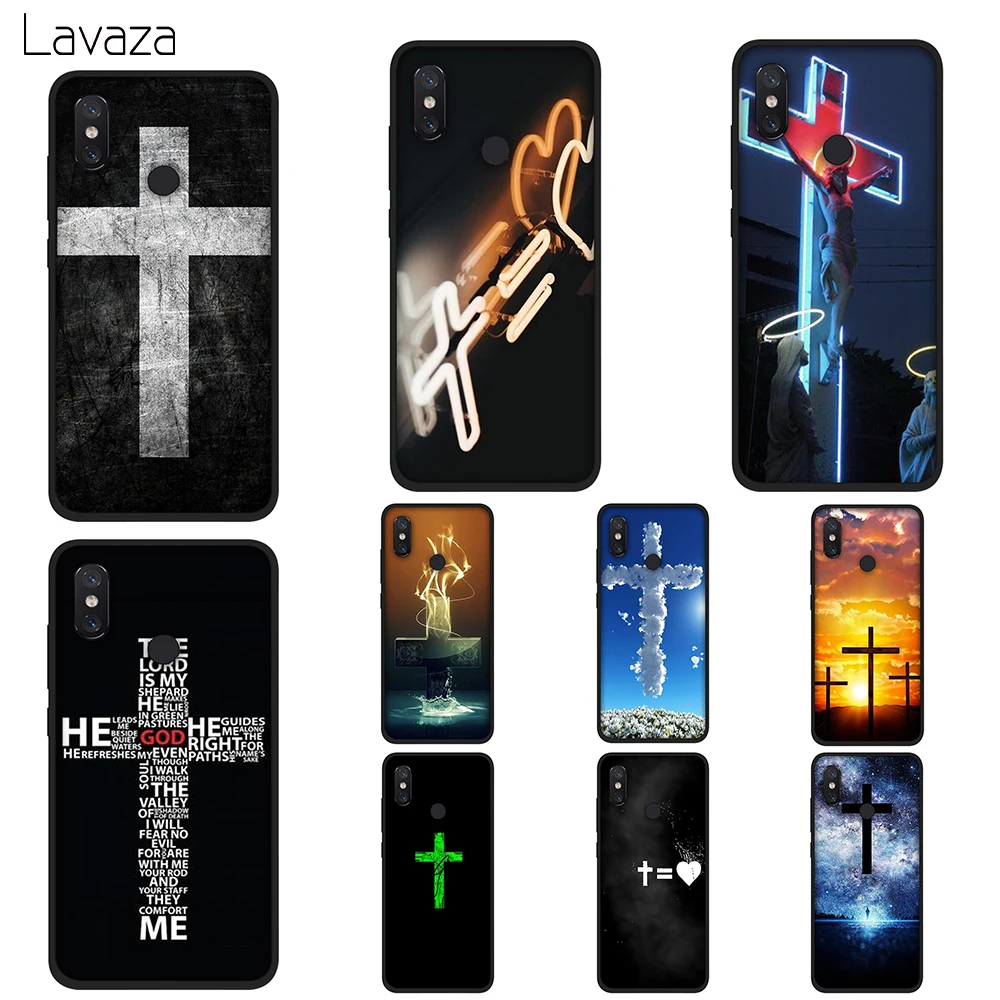 Lavaza Bible Jesus Cross Soft TPU Case Cover for Xiaomi Mi 6 8 A2 Lite 9 Pro A1 Mix 2s Max 3 F1 Cases |