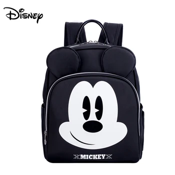 

Disney Mickey Baby Diaper Bag Black Waterproof Mummy Maternity Travel Backpack Nursing Handbag Nappy Bag For Baby Care