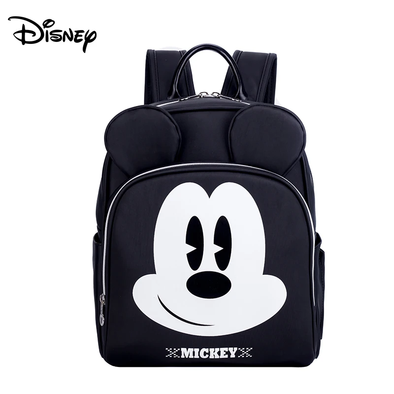 Сумка для детских подгузников Disney Mickey черный водонепроницаемый дорожный рюкзак
