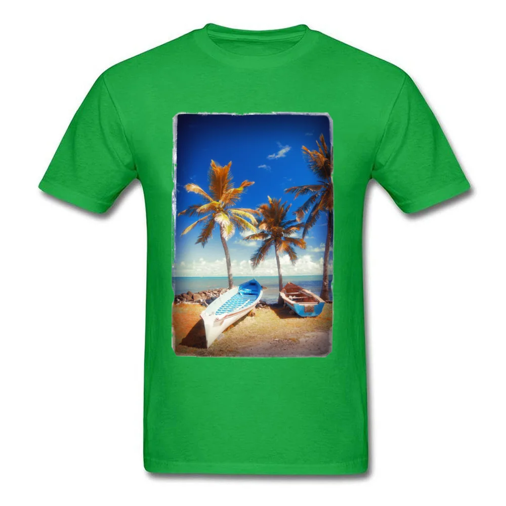 Boats and Palm_green