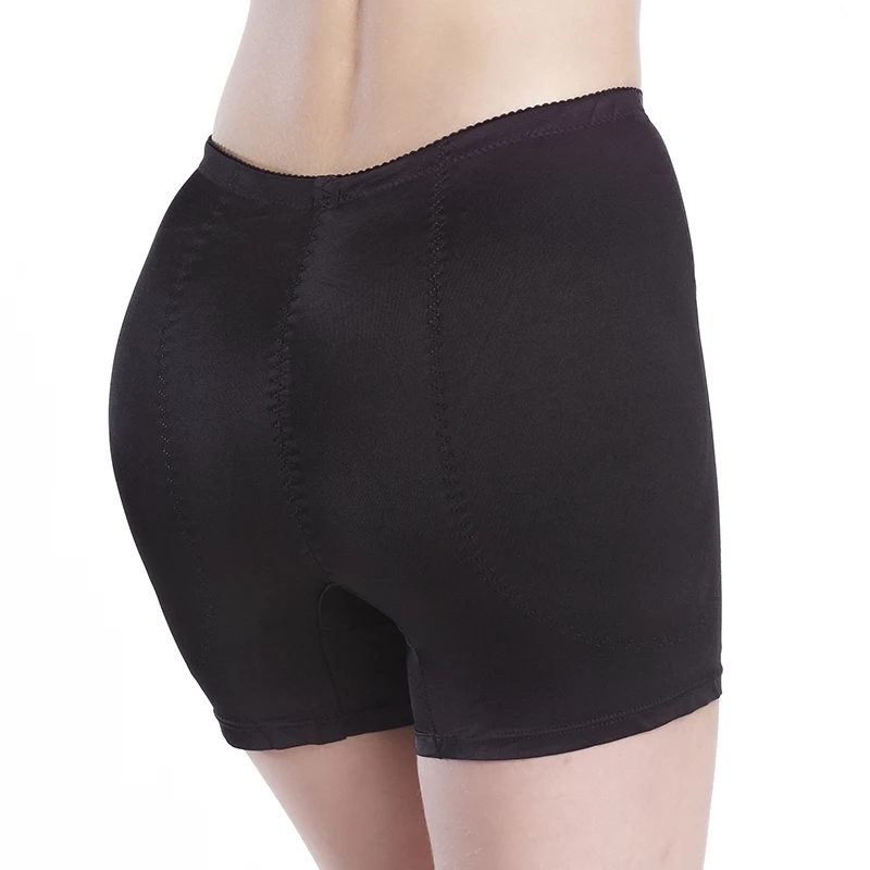 Women Comfortable Briefs Seamless Underwear Padded Panties Butt Lift