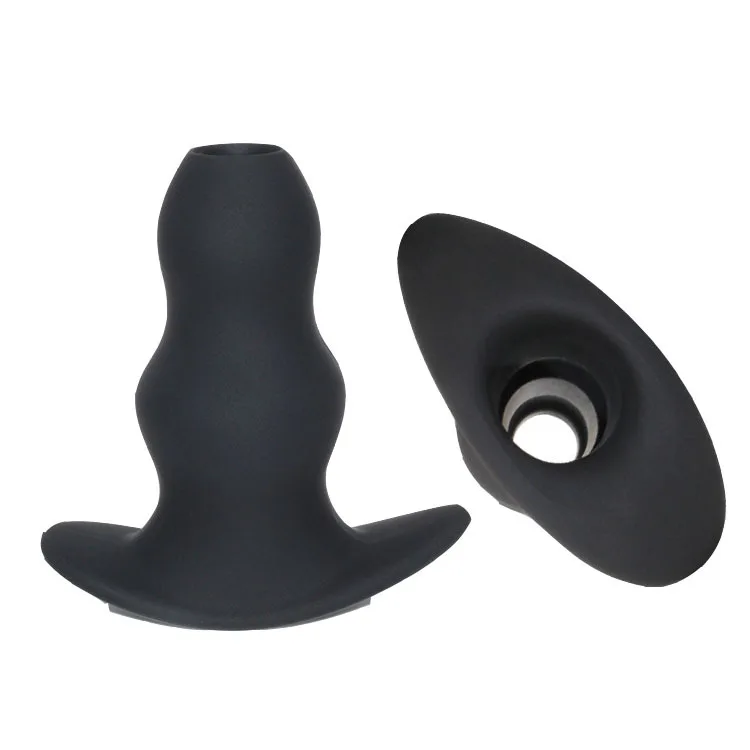 Products Sex Shop 3 pcs/Set Silicone Hollow Anal Plug Dildo Anal Sex Products Anal Beads Butt Plug Ault Sex Toys For Couples.