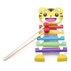 5 тонов ручной стук для маленьких детей пианино ксилофон Игрушка Дети шум Maker музыкальный развитие знаний головоломки Развивающие