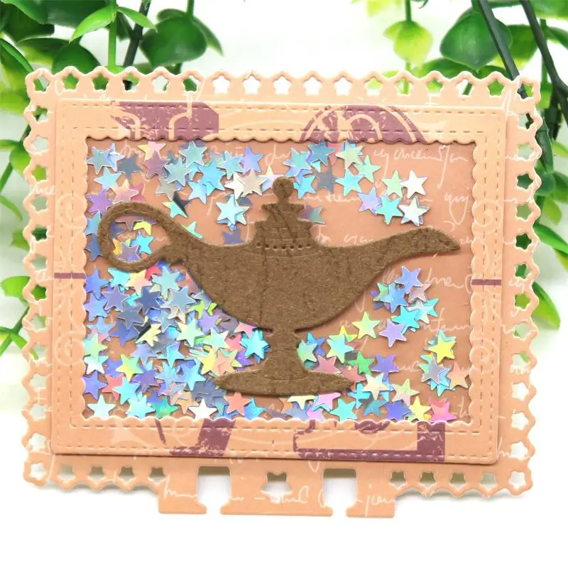 KSCRAFT Memory Dex Border Frame штампы для резки металла трафареты сделай сам