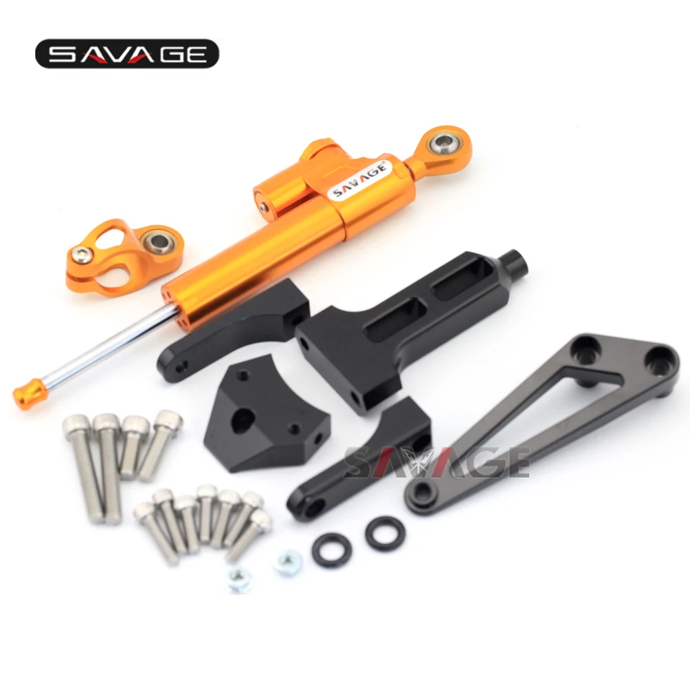 

For HONDA CB 1300 CB1300 1999-2016 Motorcycle Steering Damper Stabilizer Adjustable Linear with Bracket Kit