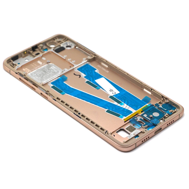 MI NOTE 3 middle frame gold color (3)