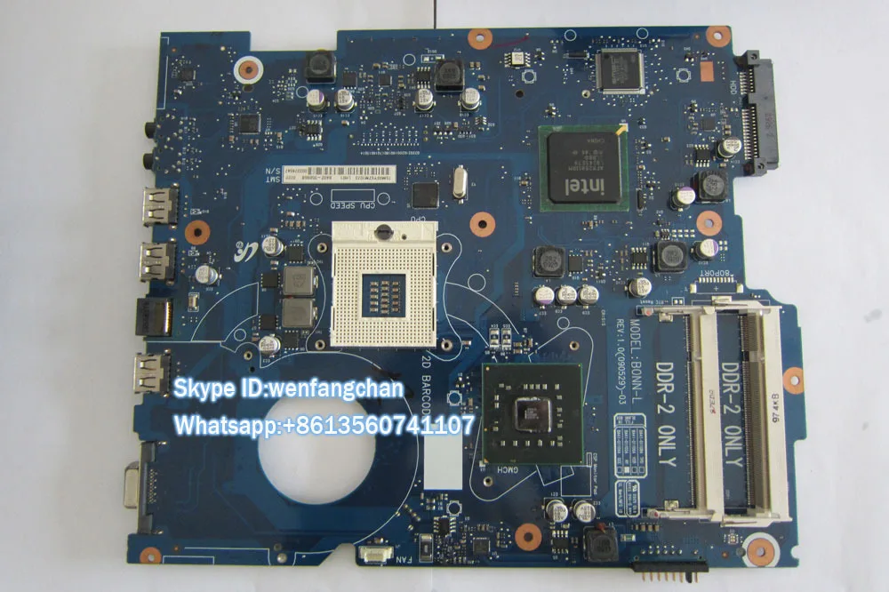

Laptop  motherboard  for R519, BA92-07699A BA92-07699B BA41-01432A Model:Jinmao-L
