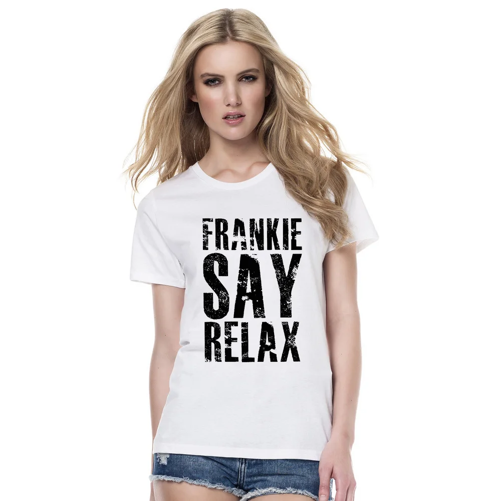 002 Футболка Friends Frankie Say Расслабляющая Футболка женская футболка Ross Rachel модные футболки для ТВ шоу женские летние повседневные топы одежда подарки - Цвет: 002