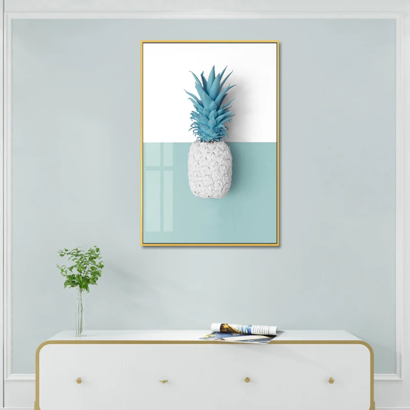 Waliicorners Modern Mint Green Pineapple Plants Prints Nordic Wall Art Canvas Paintings POP Poster Pictures for Living Room Home Decorative 10 HTB1pyVIaN rK1RkHFqDq6yJAFXaU