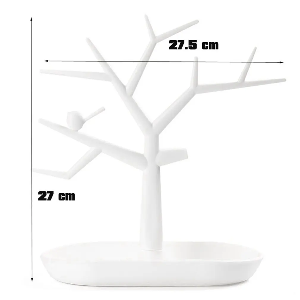 Многофункциональная упаковка для украшений в форме ветки дерева для колец, сережек, браслетов, органайзер для ожерелий, подставка для макияжа