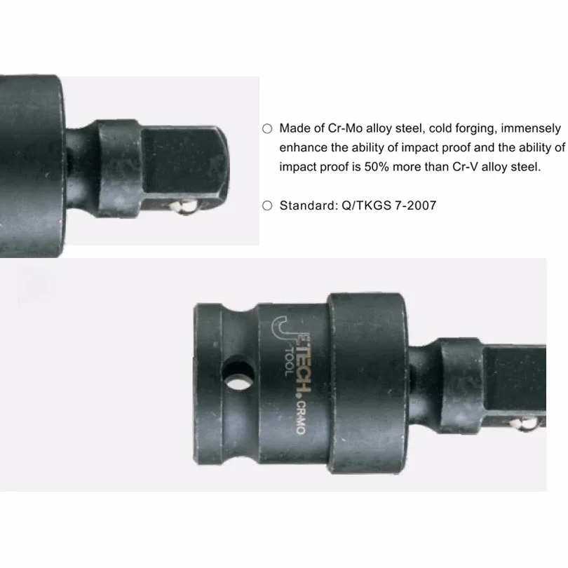 1-2 Drive Universal Joint Impact Socket des