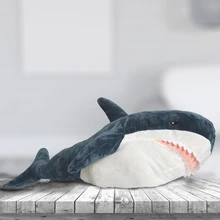 Funny Soft Shark Plush Toys Cute BLAHAJ Girls Gift Hot Appease Shark Pillow Toys Stuffed Plush Toys for Adults &kids plush ocean cartoon shark toys soft cute pillow super soft stuffed animal shark dolls best gifts for kids friend baby 21