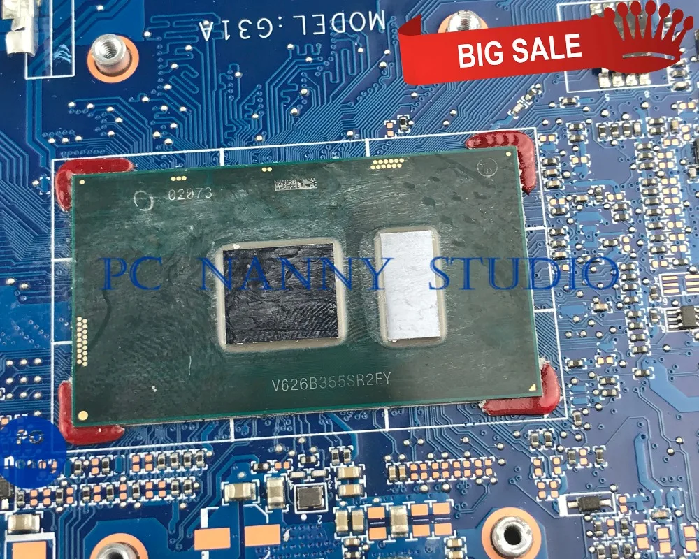 awesome  PC NANNY FOR HP PAVILION 14-AL laptop motherboard DAG31AMB6D0 I5-6200U SR2EY tested