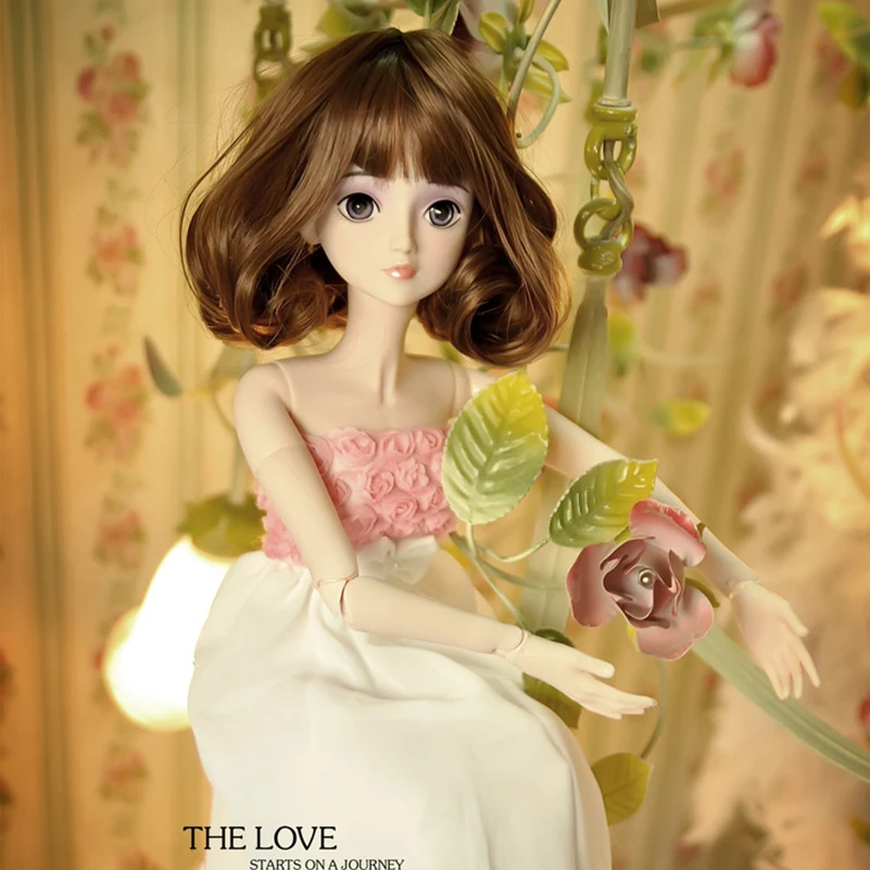 

BJD Doll Toys 60cm Large Dress Wig Clothes Shoes Makeup Resin Joints Cosplay Rapunzel SD Doll Princess Fashion Toys For Girl