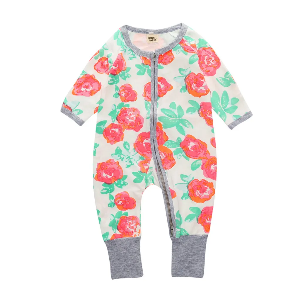 

Baby Rompers Spring Autumn New Born Baby Clothes Long Sleeve Sleepwear Jumpsuit Baby Boy Girl Romper Clothes Ropa Para Bebe