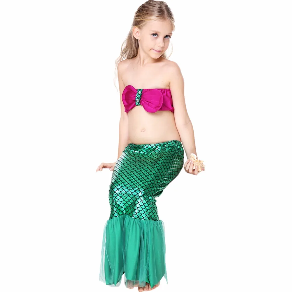 cheap halloween costumes idea for girls 3 pcs bikini and mermaid tail set little mermaid costume - Halloween Costumes Prices cheap halloween costumes idea for girls 3 pcs bikini and mermaid tail set little mermaid costume - Halloween Costumes Prices