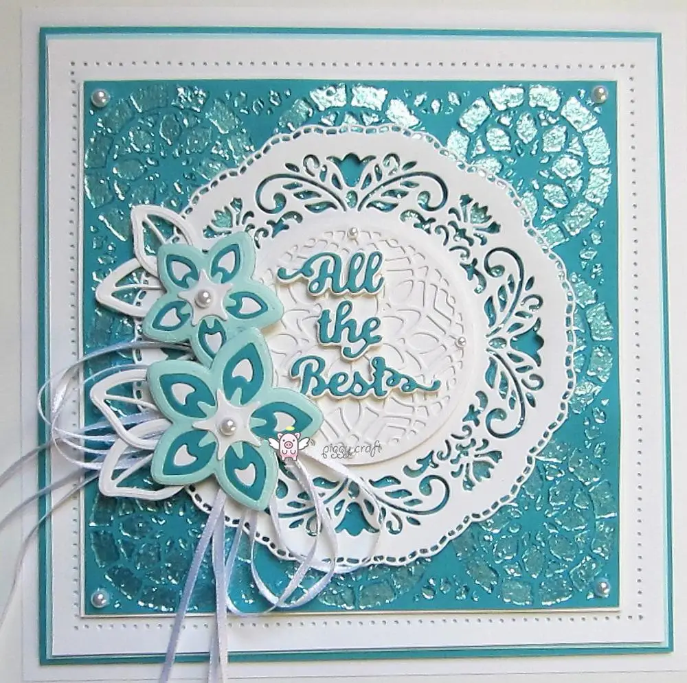 

PP Craft metal cutting dies cut die mold Magical flower decoration Scarpbook paper craft knife mould blade punch stencils dies