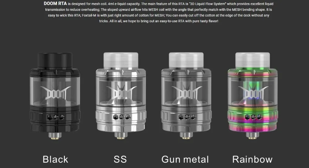 Damn Vape Doom Mesh 26mm RTA-1