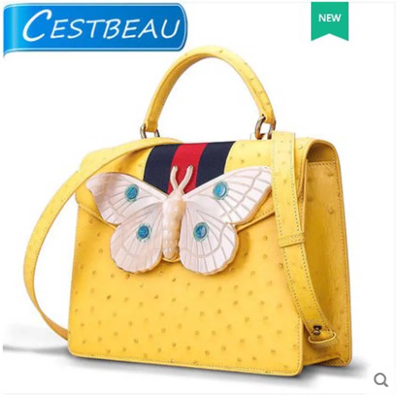 #^Special Price Сумка женская Cestbeau, из страусиной кожи, с бабочкой, на одно плечо, 2019 #^Special Price Сумка женская Cestbeau, из страусиной кожи, с бабочкой, на одно плечо, 2019