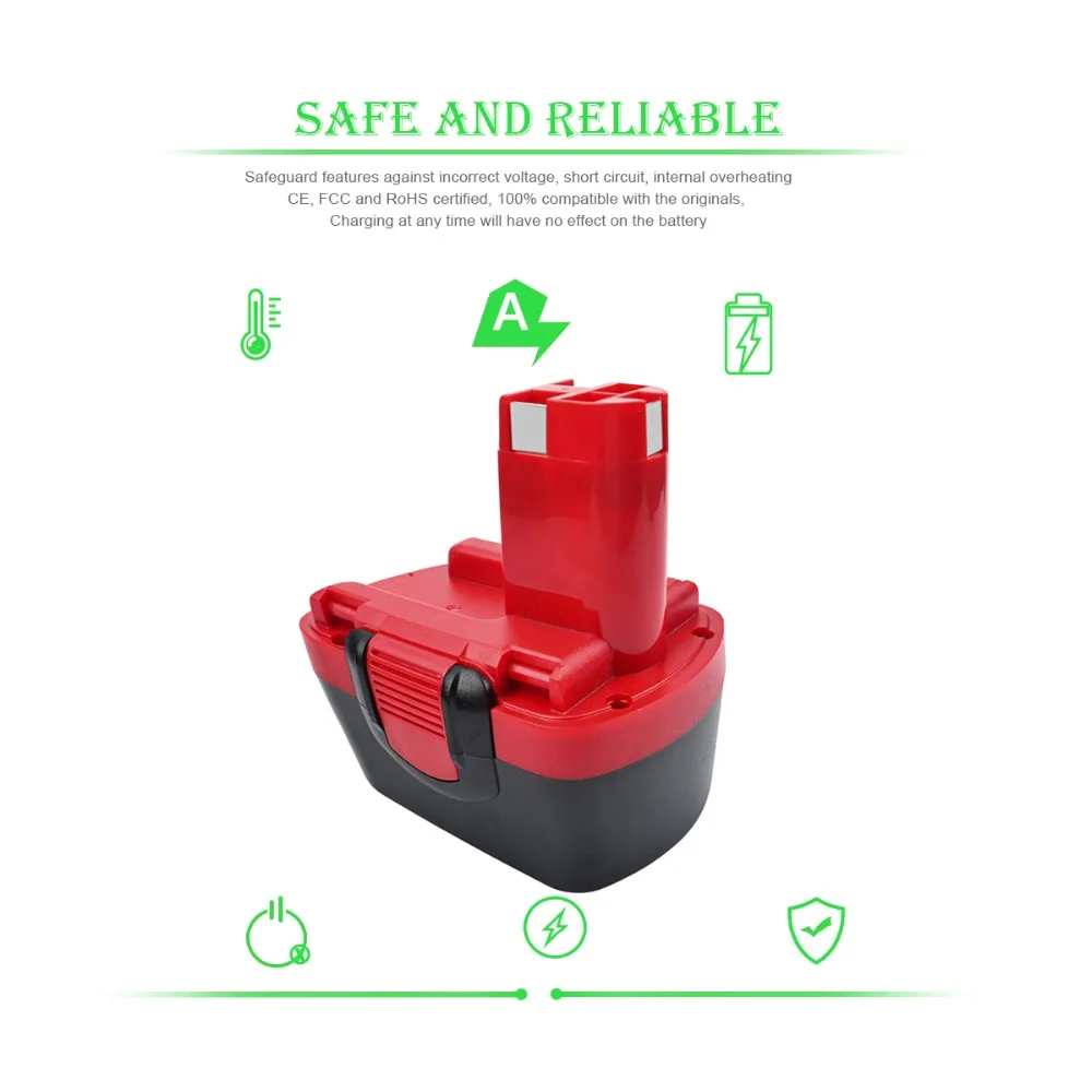 Bonacell Ni-MH BAT043 Батарея 3000 mAh 12 V BOSCH GSR 12 VE-2, GSB 12 VE-2, PSB 12 VE-2, BAT043 BAT045 BTA120 L30