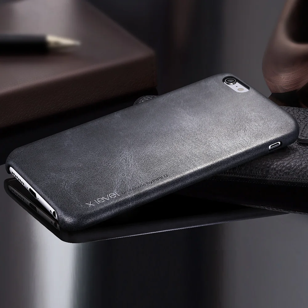 X-Level Vintage Phone Cases For IPhone 6/6 Plus Case For IPhone 6S/6S Plus Luxury Back Case Business Cover Phone Accessories