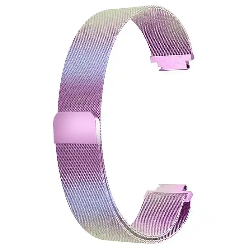 Joyozy для Fitbit Inspire HR Band Сменная сетка магнитный браслет из нержавеющей стали для наручных часов - Цвет ремешка: Colorful