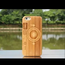Деревянный чехол для телефона Apple iPhone 6 6s 4," Plus 5,5" Бамбуковая резьба из натурального дерева ударопрочный жесткий чехол для телефона