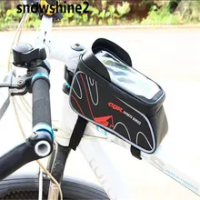 snowshine2 #3522 Bicycle Mountain Bike Bag Top Tube Package Saddle Bag Package Cycling Equipment FREE SHIPPING WHOLESALE