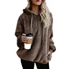 Kawaii S-5XL New Women Hoodies Zipper Girl Winter Loose Fluffy Women's Hooded Jacket Warm Outerwear Coat Cute Sweatshirts ► Photo 1/6