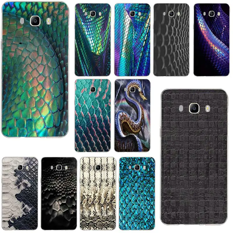 

Slim Soft TPU Case Cover for Samsung Galaxy Note 2 3 4 5 8 S2 S3 S4 S5 Mini S6 S7 S8 S9 Edge Plus Art Print Terror Snake Skin