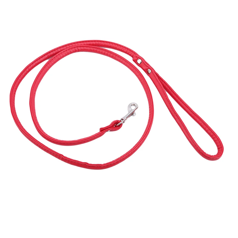 Поводок для собак прочный натуральная искусственная кожа улицы прогулок