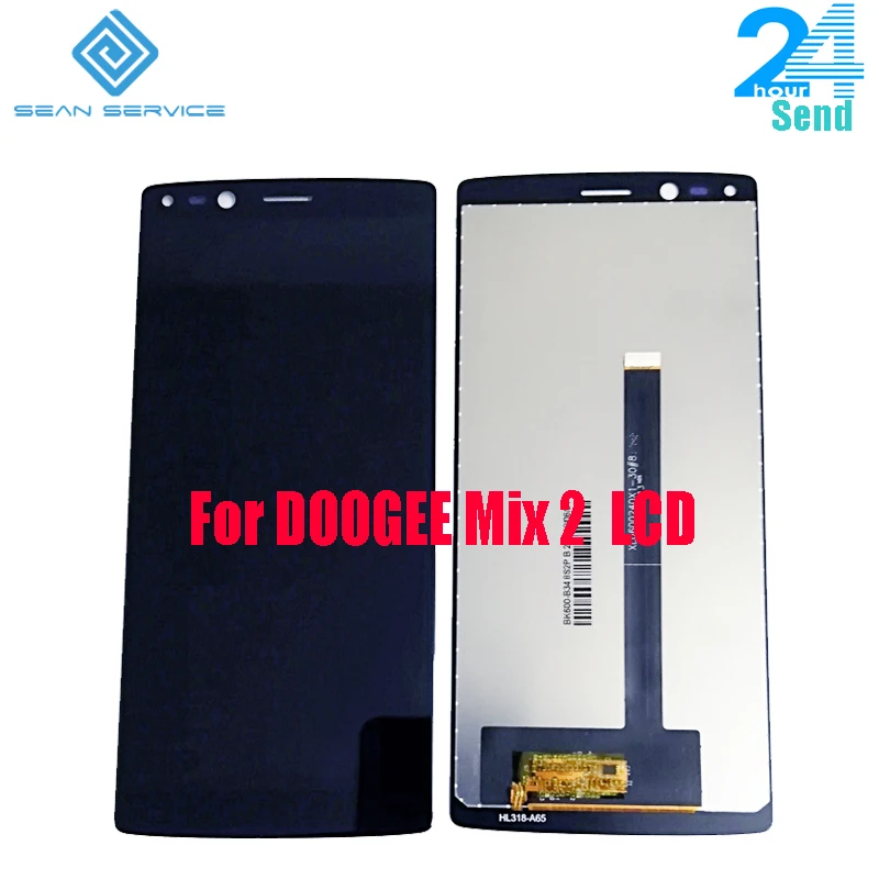 Скидка DOOGEE MIX 2 ЖК дисплей + сенсорный экран 100% оригинальный новый протестированный дигитайзер стеклянная панель Замена + инструменты 5,99 дюйма в нал...