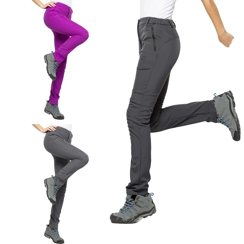 Pantalones gruesos calientes suave cómodo de las mujeres de los hombres pantalones a prueba de agua a prueba de viento pantalones de deportes al aire libre senderismo Camping Trekking Pantalones gruesos calientes suave cómodo de las mujeres de los hombres pantalones a prueba de agua a prueba de viento pantalones de deportes al aire libre senderismo Camping Trekking