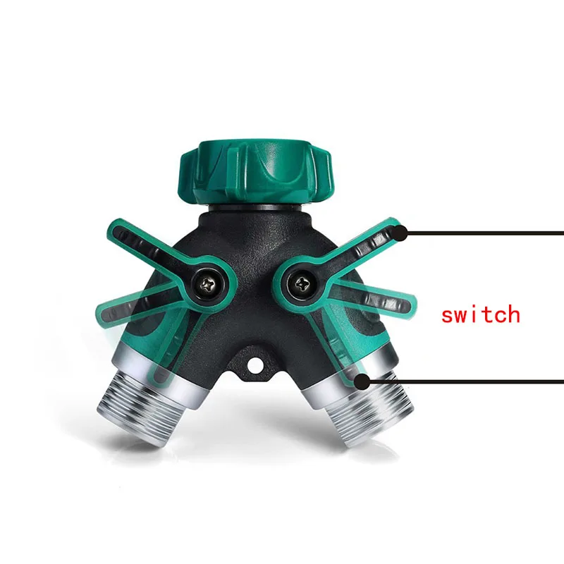 1 шт. y-коннектор женский Быстрый коннектор система капельного орошения адаптер двухсторонний клапан орошение сада G3/4 ''быстрое соединение