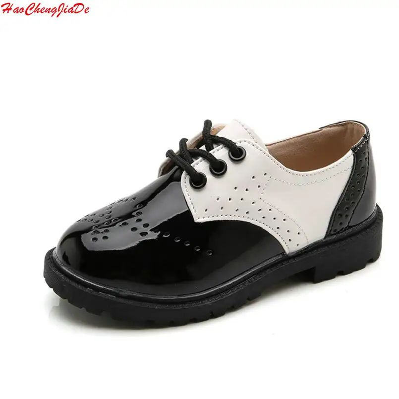 Children Shoes 2018 Spring Autumn New Boys Performance Shoes Black And