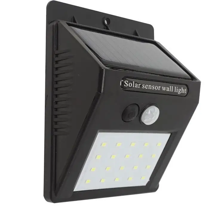 

MeterMall 20LEDs Waterproof Solar Sensor Night Light Human Body Induction Wall Lamp for Courtyard Garden