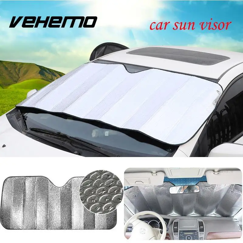 

128*60cm Window Foil Windshield Sun Shade Car Windshield Visor Cover Block Front Window Sunshade UV Protect Car Window Film