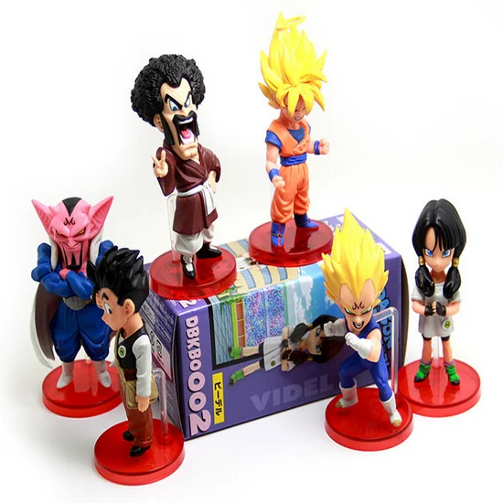 2018 new dragon ball kai 6pcs action figure budokai Son Goku Gohan